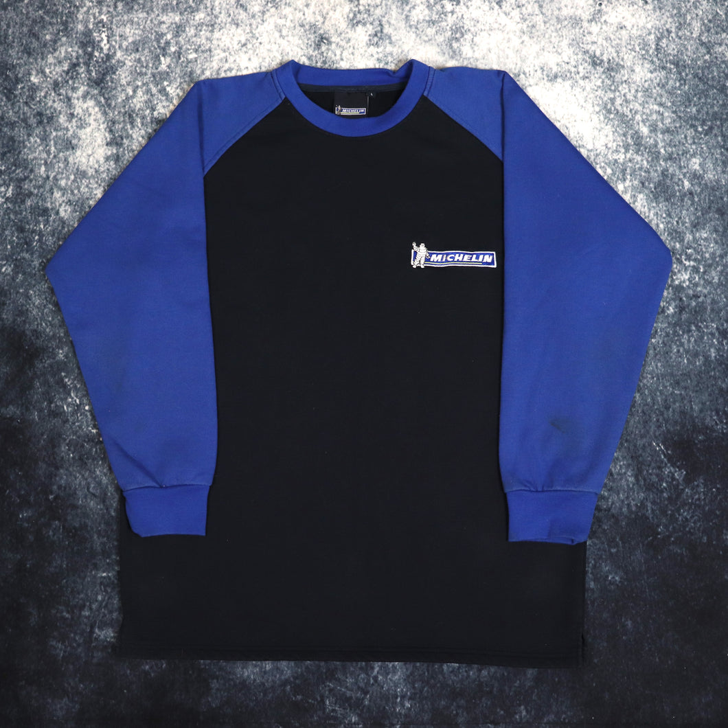 Vintage Navy & Blue Michelin Sweatshirt | Large