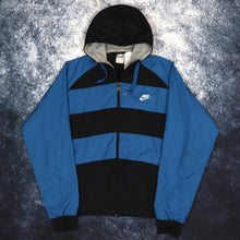 Load image into Gallery viewer, Vintage Black &amp; Blue Nike Windbreaker Jacket | Large
