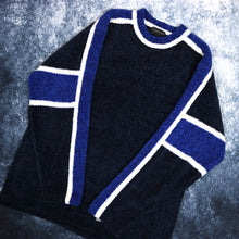 Load image into Gallery viewer, Vintage Navy, Blue &amp; White Whispering Smith Jumper
