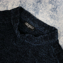 Load image into Gallery viewer, Vintage Navy &amp; Burgundy Colour Block Jumper
