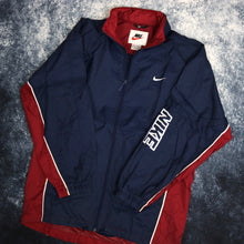 Load image into Gallery viewer, Vintage Navy &amp; Burgundy Nike Windbreaker Jacket
