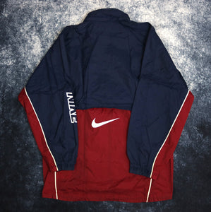 Vintage Navy & Burgundy Nike Windbreaker Jacket