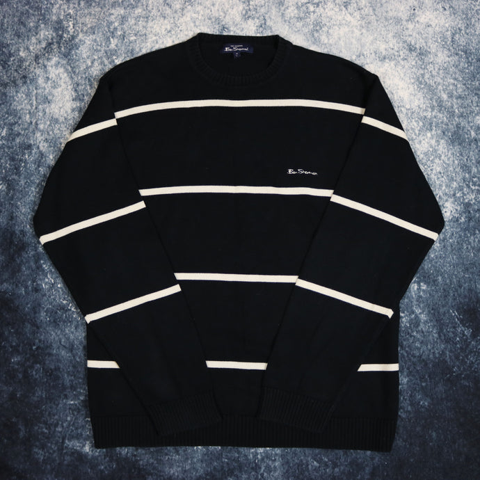 Vintage Navy & Cream Striped Ben Sherman Jumper