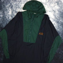 Load image into Gallery viewer, Vintage 90&#39;s Navy &amp; Green Nike Air Half Zip Windbreaker Jacket | 5XL
