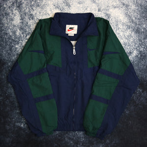 Vintage Navy & Green Nike Windbreaker Jacket