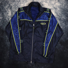 Load image into Gallery viewer, Vintage Navy &amp; Green Reebok Windbreaker Jacket | XXL
