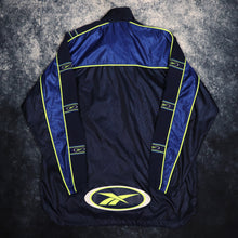 Load image into Gallery viewer, Vintage Navy &amp; Green Reebok Windbreaker Jacket | XXL
