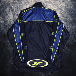 Vintage Navy & Green Reebok Windbreaker Jacket | XXL