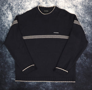 Vintage Navy & Grey Kickers Jumper | XL
