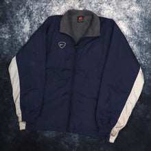 Load image into Gallery viewer, Vintage Navy &amp; Grey Nike Fleece Lined Jacket | XL
