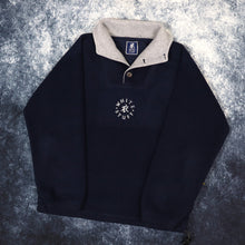 Load image into Gallery viewer, Vintage Navy &amp; Grey White Stuff Fleece | Medium
