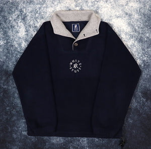 Vintage Navy & Grey White Stuff Fleece | Medium