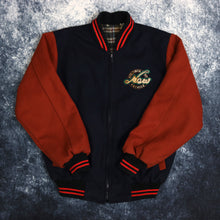 Load image into Gallery viewer, Vintage Navy &amp; Orange New York College Jacket | Size 6
