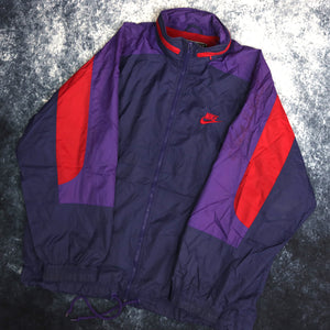 Vintage Navy, Purple & Red Nike Windbreaker Jacket