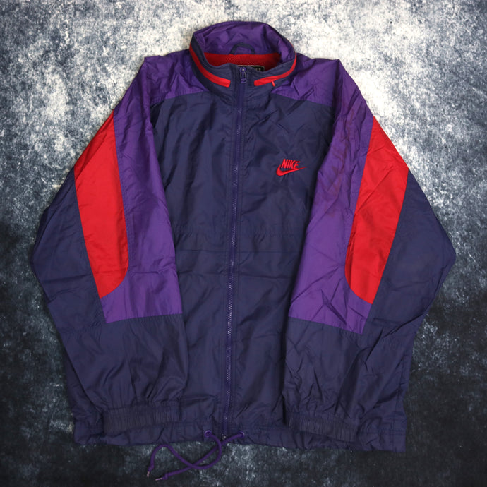 Vintage Navy, Purple & Red Nike Windbreaker Jacket