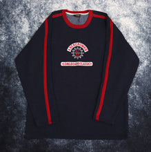 Load image into Gallery viewer, Vintage Navy &amp; Red Abercrombie &amp; Fitch Longboard Sweatshirt | Medium
