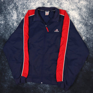 Vintage Navy & Red Adidas Jacket | XL