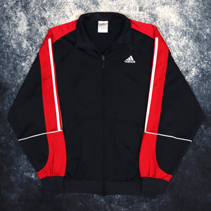Vintage Navy & Red Adidas Track Jacket | Medium