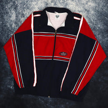 Load image into Gallery viewer, Vintage Navy &amp; Red Colour Block Jako Sport Windbreaker Jacket | XL
