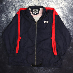 Vintage Navy & Red Elephant Windbreaker Jacket | 4XL