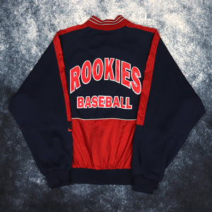 Vintage Navy & Red Nike Rookies Baseball Jacket | Medium