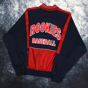 Vintage Navy & Red Nike Rookies Baseball Jacket | Medium