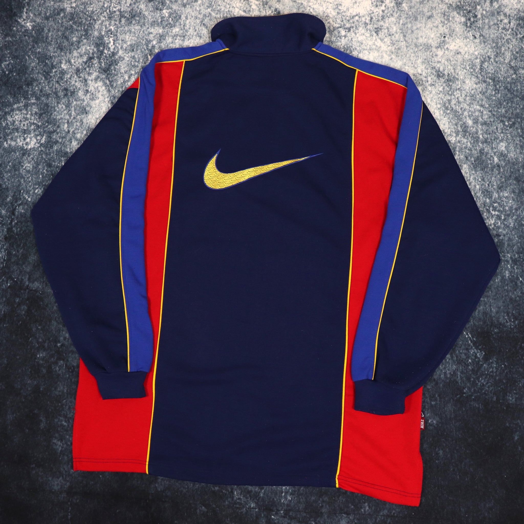 Navy blue and red nike sweatsuit clearance