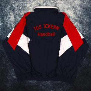 Vintage 90s Navy, Red & White Donnay Windbreaker Jacket | XXL