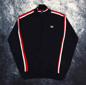 Vintage Navy, Red & White Le Shark Zip Up Jumper | Small