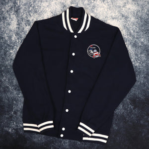 Vintage Navy & White Italian Job Varisty Jacket | Small