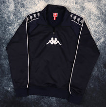 Load image into Gallery viewer, Vintage Navy &amp; White Kappa 1/4 Zip Sweatshirt | XS
