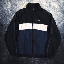 Load image into Gallery viewer, Vintage Navy &amp; White Nike Windbreaker Jacket | XS
