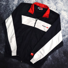 Load image into Gallery viewer, Vintage Navy &amp; White Reebok Track Jacket | Small
