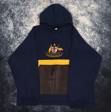 Load image into Gallery viewer, Vintage Navy &amp; Yellow Australia Hoodie | Medium
