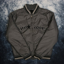 Load image into Gallery viewer, Vintage Dark Grey No Fear Bomber Jacket

