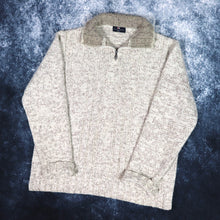 Load image into Gallery viewer, Vintage Oatmeal 1/4 Zip Jumper | Medium
