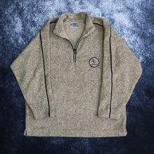 Load image into Gallery viewer, Vintage Oatmeal Gelate 1/4 Zip Fleece Sweatshirt
