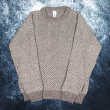 Load image into Gallery viewer, Vintage 90s Oatmeal Grandad Jumper | Small
