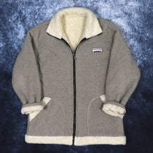 Load image into Gallery viewer, Vintage 90s Oatmeal &amp; Cream Countryflair Sherpa Lined Fleece Jacket | Small
