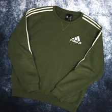 Load image into Gallery viewer, Vintage Olive Green Adidas Sweatshirt
