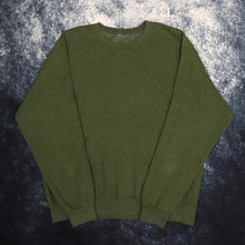 Load image into Gallery viewer, Vintage Olive Green Fruit Of The Loom Sweatshirt | Large

