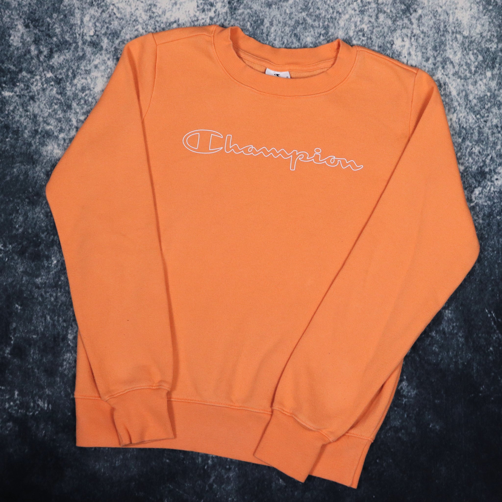 Vintage orange champion sweatshirt top