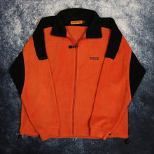 Load image into Gallery viewer, Vintage Orange &amp; Black Regatta Fleece Jacket
