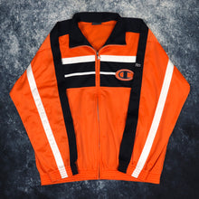 Load image into Gallery viewer, Vintage Orange, Navy &amp; White Champion Track Jacket | Large
