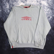 Load image into Gallery viewer, Vintage Pale Blue Umbro Sweatshirt | Large
