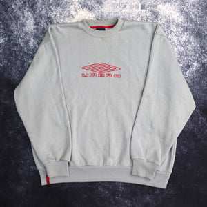 Vintage Pale Blue Umbro Sweatshirt | Large