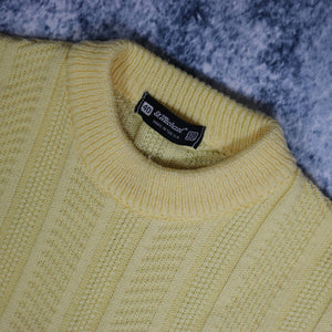 Vintage Pastel Yellow Jumper