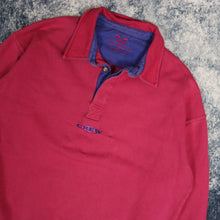 Load image into Gallery viewer, Vintage Pink Crew Clothing Sweatshirt
