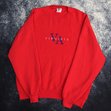 Load image into Gallery viewer, Vintage 90&#39;s Pink Virginia Sweatshirt | XL
