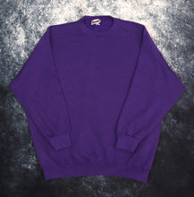 Load image into Gallery viewer, Vintage 90s Purple Brittania Sport Heavyweight Sweatshirt | XXL
